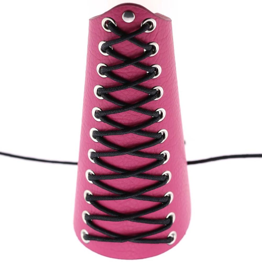 DIEZI Harajuku PU Leather Bracelet Women Men Wristband Punk Cosplay Vintage Wide Strap Bracelets Bangles Hand Jewelry