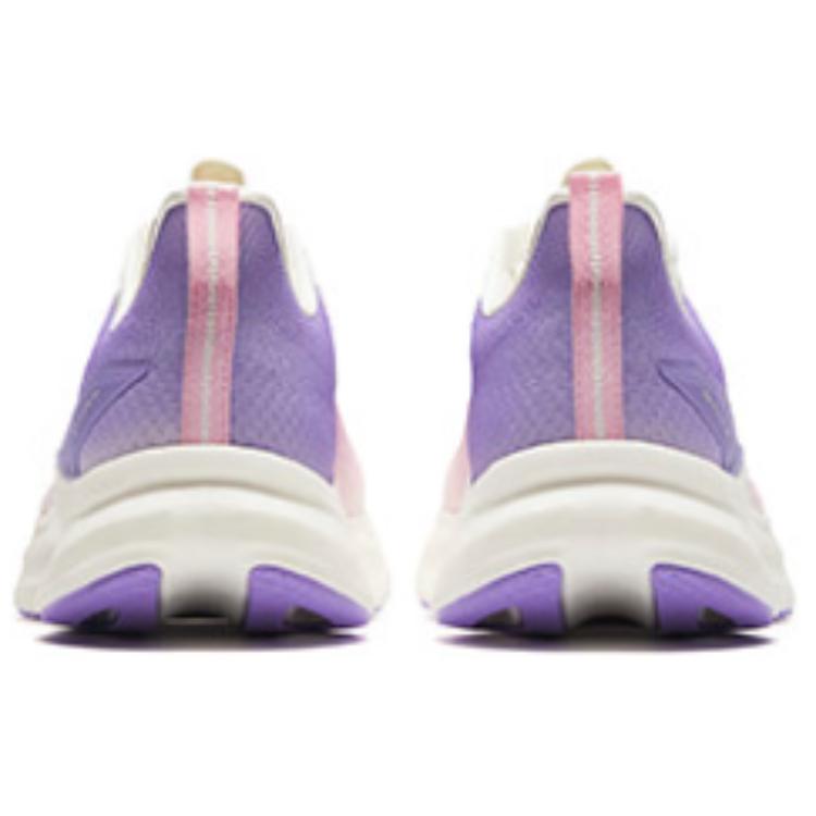 Anta Comfortable Versatile Shock Absorbing Non-Slip Low-Top Casual Running Shoes Women Sneaker White Pink Purple 122425536-4