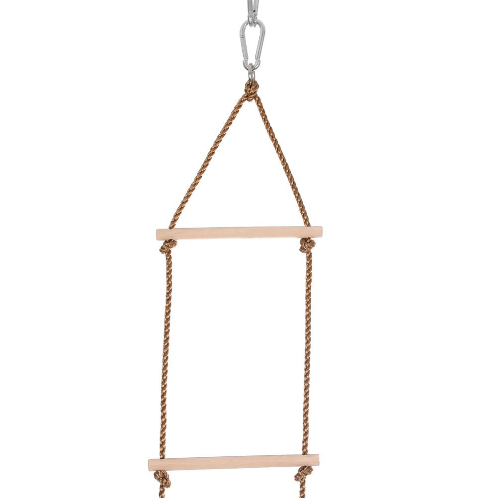 Детская веревочная лестница с деревянными перекладинами, веревочная лестница для скалолазания на открытом воздухе, в помещении, качели, игрушки для детей