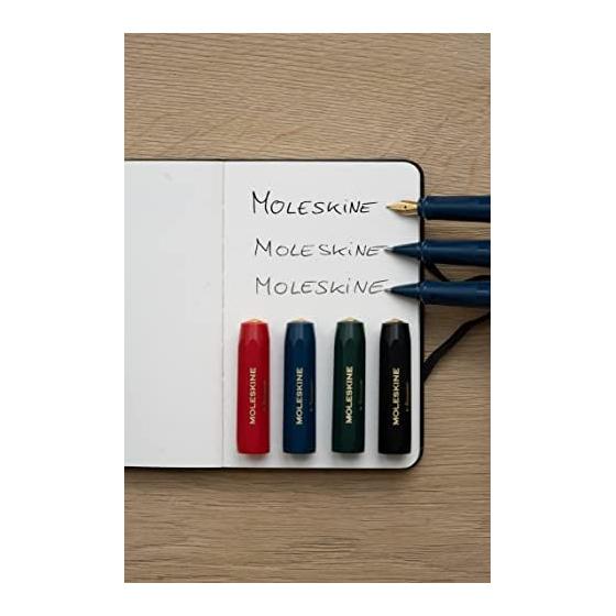 Шариковая ручка Moleskine x Kaweco, Черная (КАУБАЛЛПЕНБК), Сменная, Тип G2, 1,0 мм, Синие чернила на масляной основе