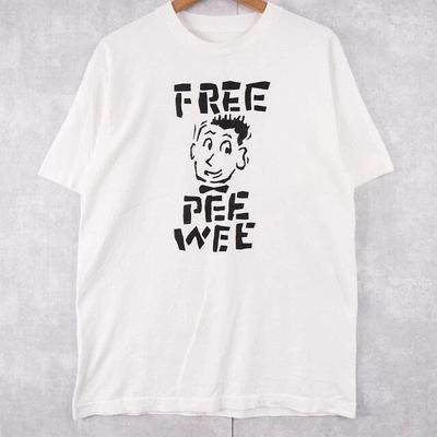FREE Pee Wee Herman White T-shirt UNISEX All Sizes S To 3XL Unisex T-Shirt
