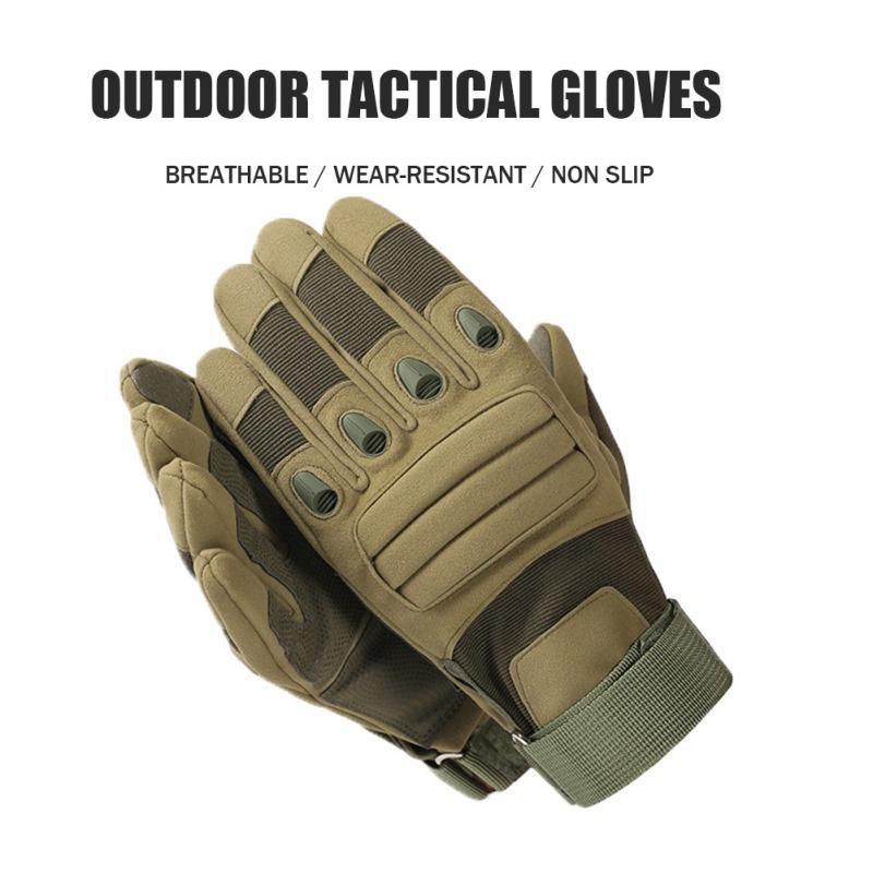 Уличные тактические перчатки, перчатки с сенсорным экраном, нескользящие для всех сезонов, походные, кемпинговые, мотоциклетные перчатки