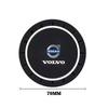 For Volvo XC90 XC60 V50 S60 V70 V60 V40 S90 olestar AWD XC40 S 2PCS Car Coasters Water Cup Slots Non-Slip Mat Waterproof Cup Pad