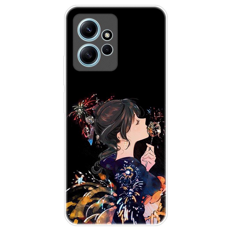 Для Xiaomi Redmi Note 12 Note12 4G чехол Мягкая силиконовая задняя крышка Мультяшный чехол для телефона Разнообразие