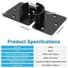 2Pcs Garage Shed Door Lock Keyed Alike Hidden Shackle Padlock Security Trailer Trucks Van Warehouse Door Reinforced Hidden Lock