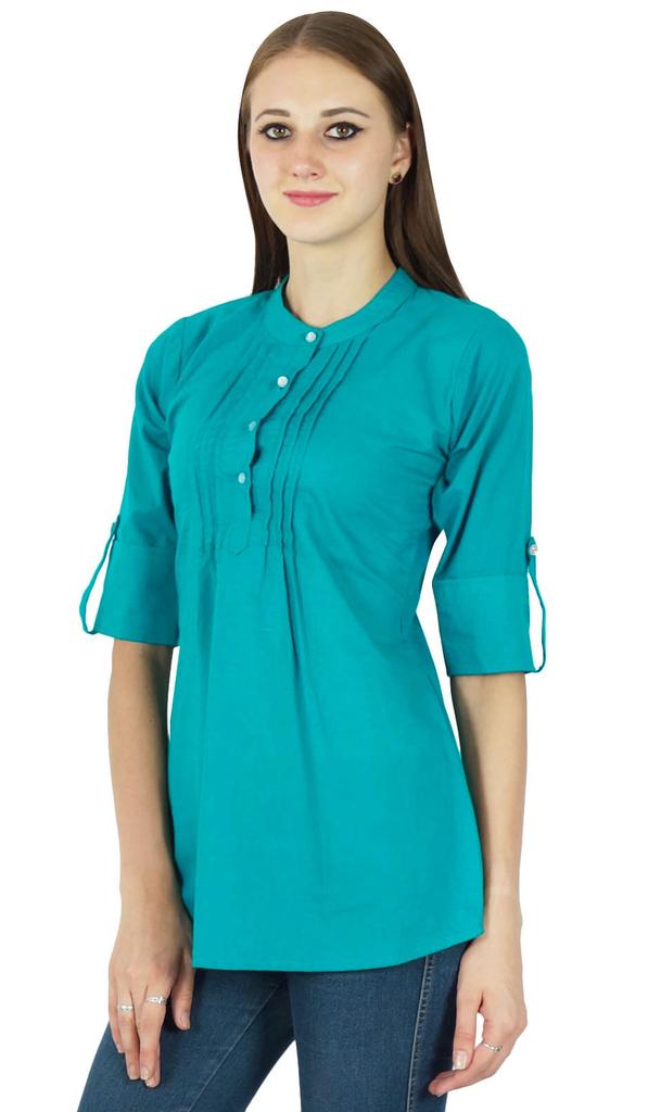 Boho Top Dress Solid Wear Casual Tunic Women Clothing Cotton Summer Sundress