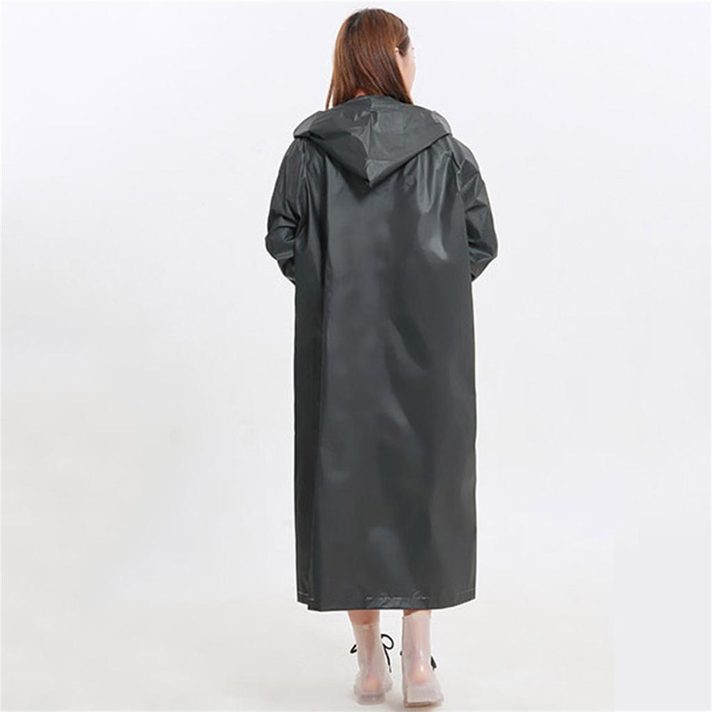 Унисекс открытый путешествия мода взрослый плащ толстый прозрачный плащ из ЭВК