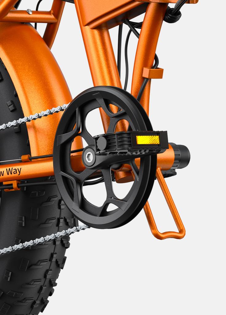 ENGWE EP-2 Boost Folding E-Bike: 120KM Range, 150KG Payload, 20x4.0 Fat Tire, 55Nm Torque & PAS Boost Button