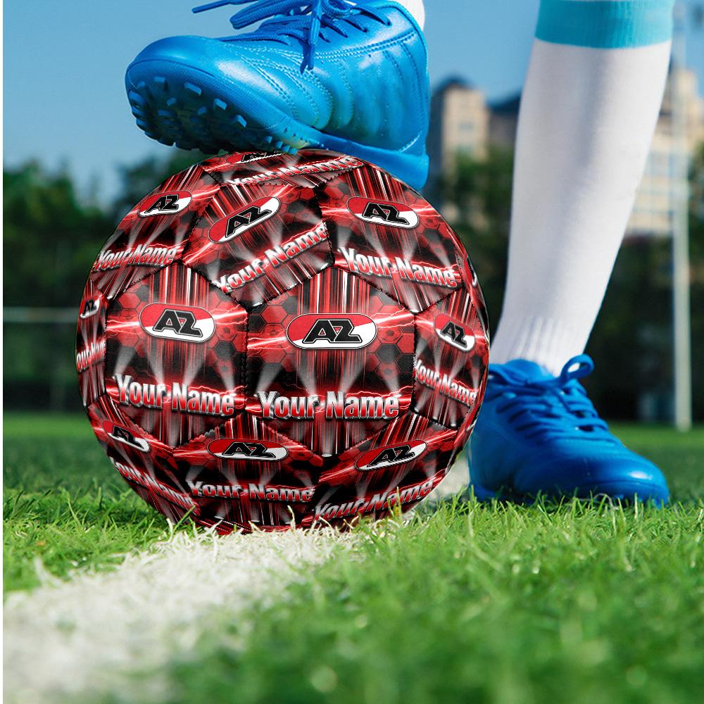 AZ Alkmaar Fashion Size 5 Football Wearproof Non‑Slip Soccer Ball For Sports Training Entertainment Use