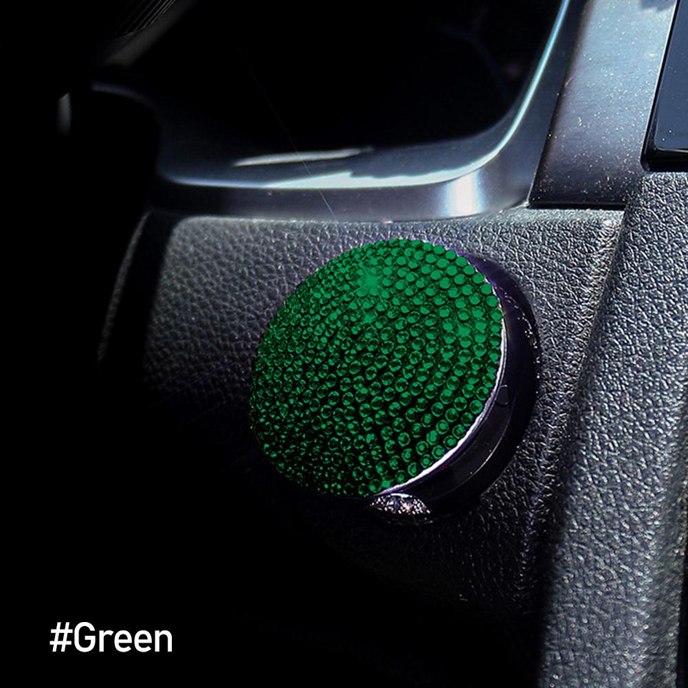 Автомобильное зажигание Onekey Start Stop, кнопка переключения, защитная крышка, авто украшение, интерьер, аксессуары для двигателя со стразами