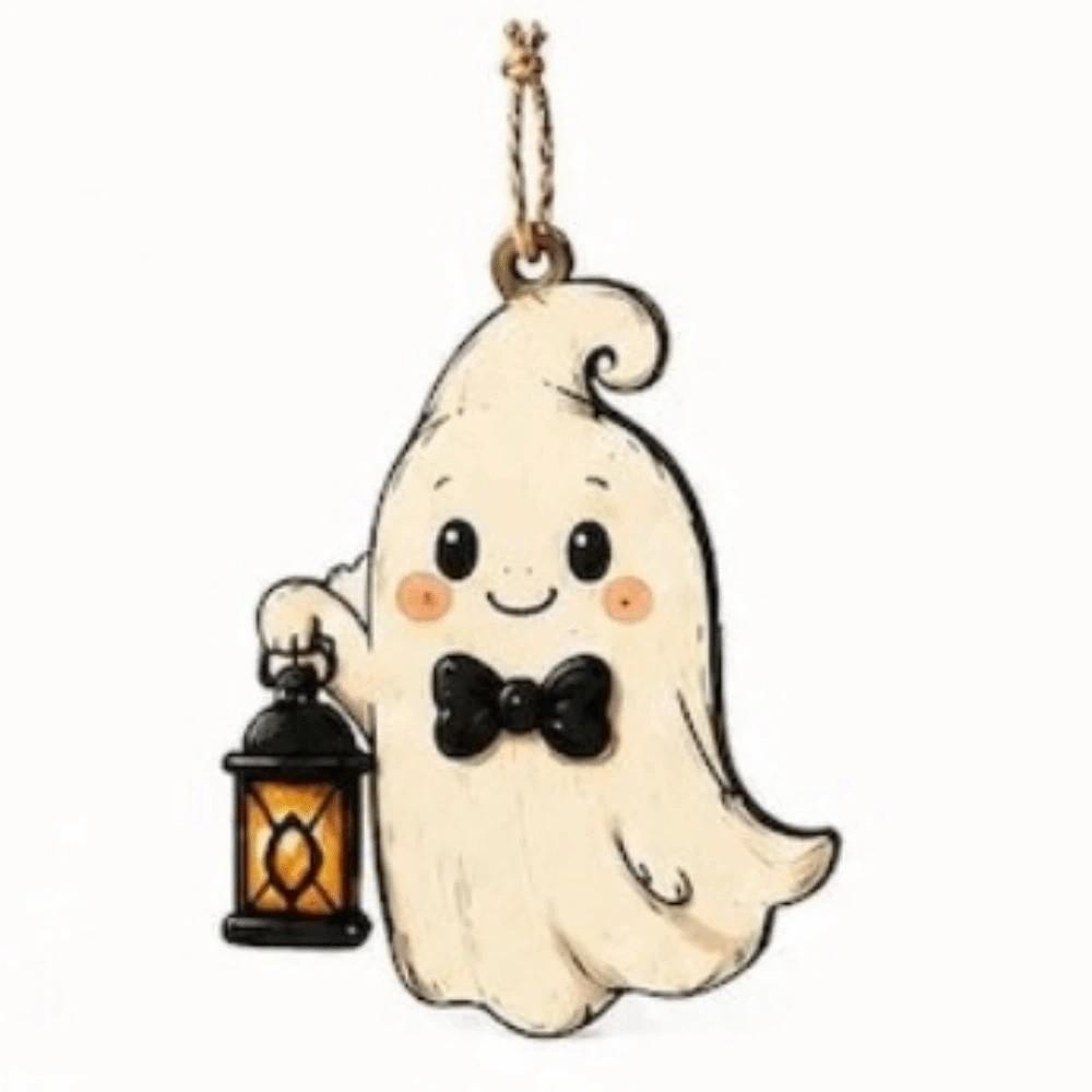 Vintage Halloween Hanging Ornament Cartoon Pattern Halloween Tree Hanging Room Decoration