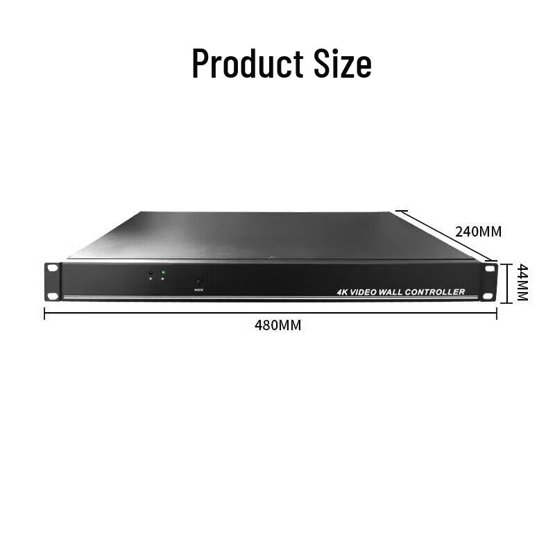 Yeren 4K HDMI 1x12 Video Wall Controller Rack Mount