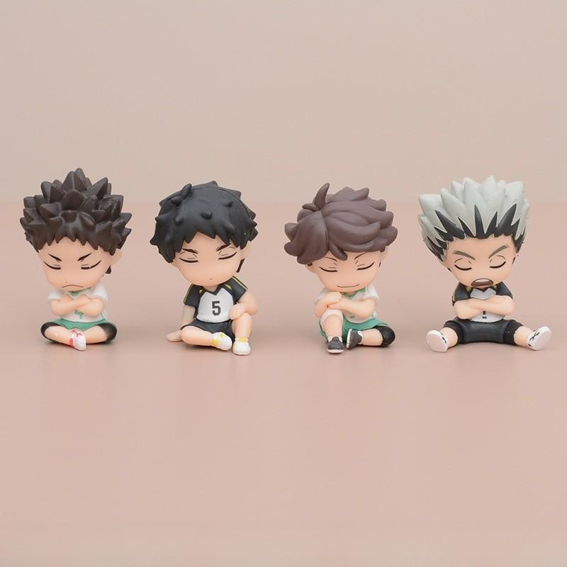 Фигурки-модели из ПВХ Haikyuu в позе сна для коллекционеров и фанатов аниме
