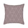 Ins Nordic Style Short Plush Linen Pillowcase Single-sided Printed Cushion Cover Pillowcase