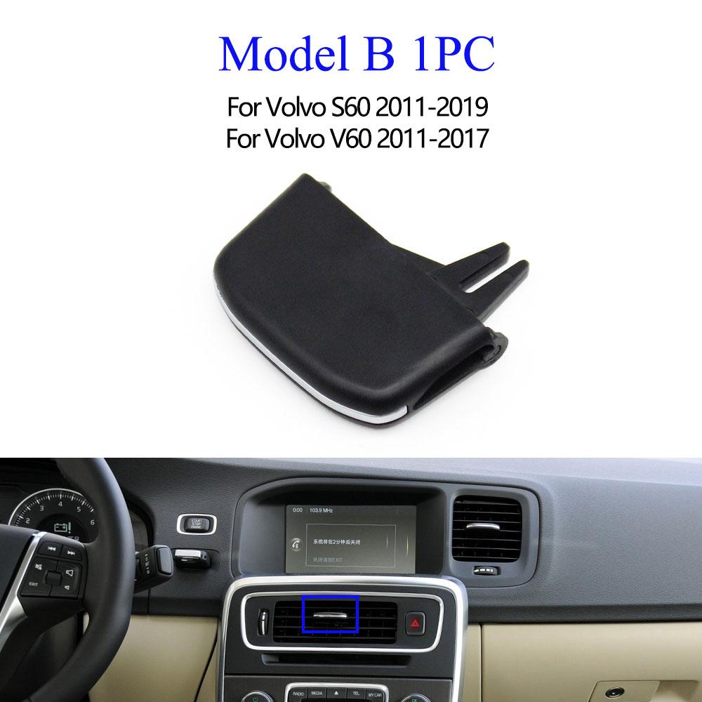 Передний левый и правый кондиционер, зажимы для вентиляционного отверстия переменного тока, слайдер для Volvo S60 V60 V40 2011 2012 2013 2014 2015 2016 2017