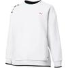 Logo Letter Print Crew Neck Pullover Sweatshirt Women Sweatshirt White 577667-02