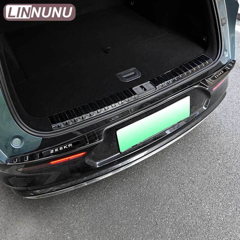 LINNUNU для zeekr 7x Автоаксессуары Защита багажника Накладка на порог Защитная накладка на задний бампер Накладка на дверь Аксессуары из нержавеющей стали