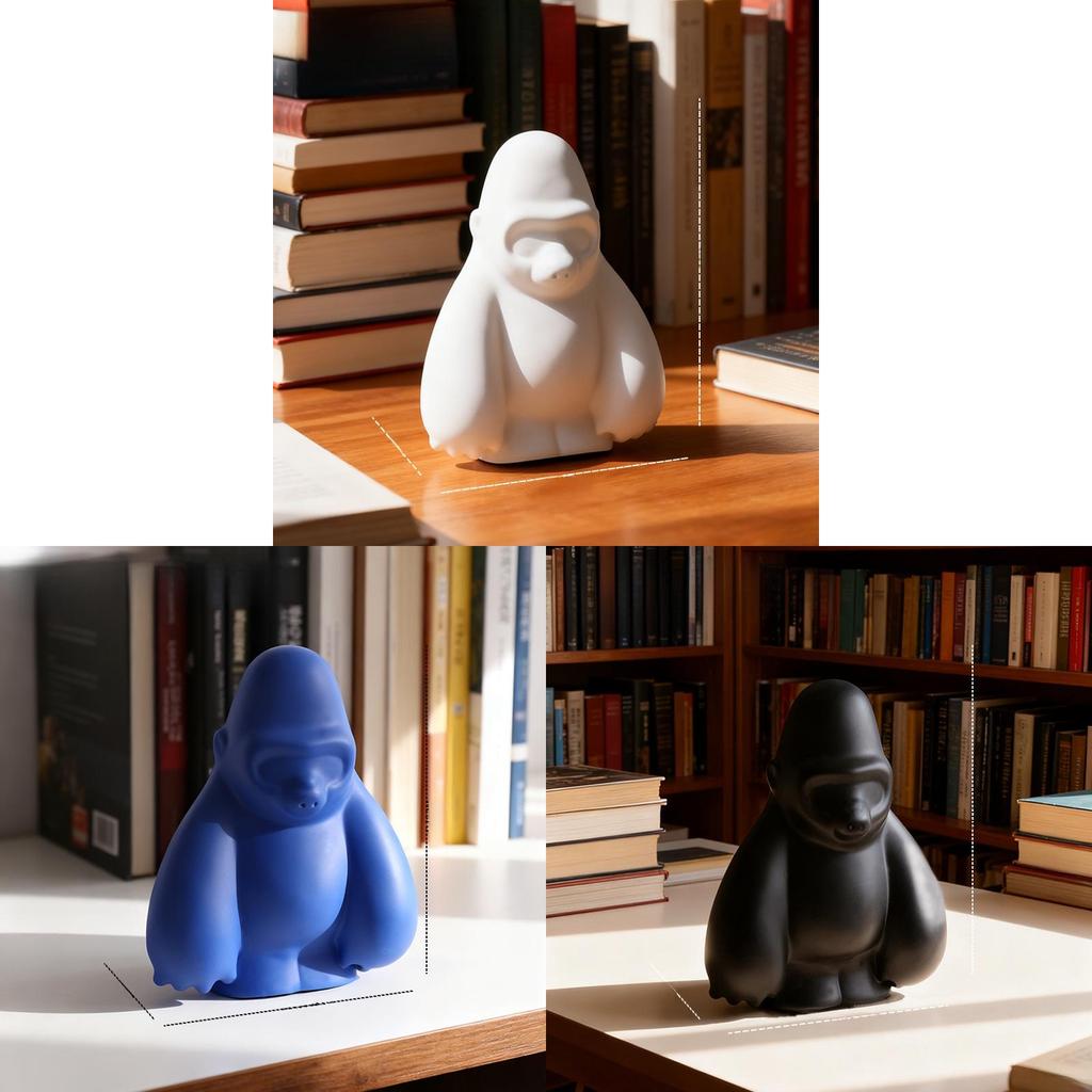 Современная фигурка гориллы для декора дома и детской комнаты