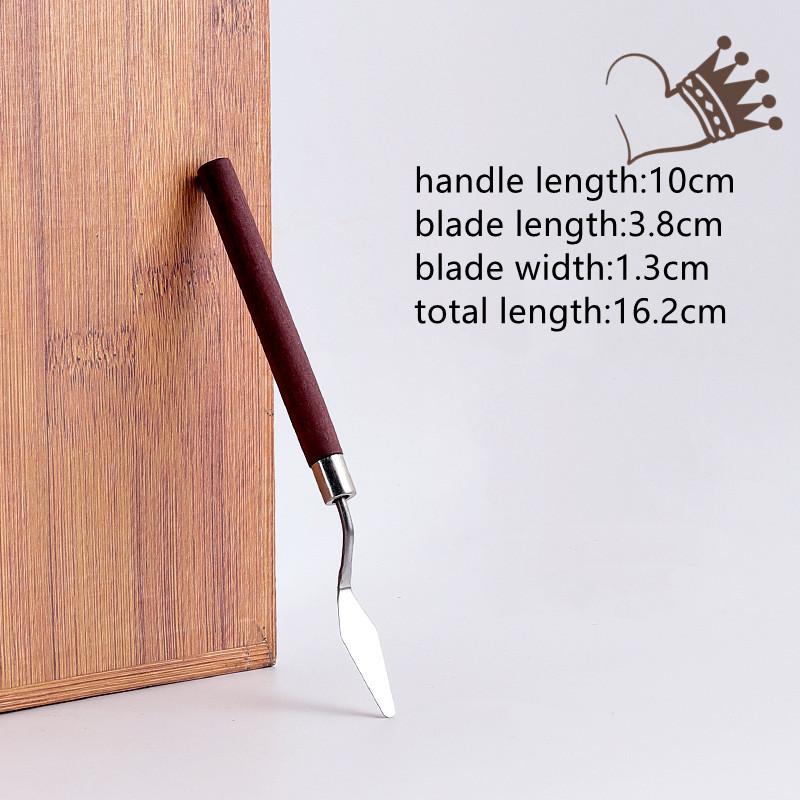 Набор ножей для масляной акриловой живописи, универсальный шпатель из нержавеющей стали, мастихин, наборы скребков для смешивания картин