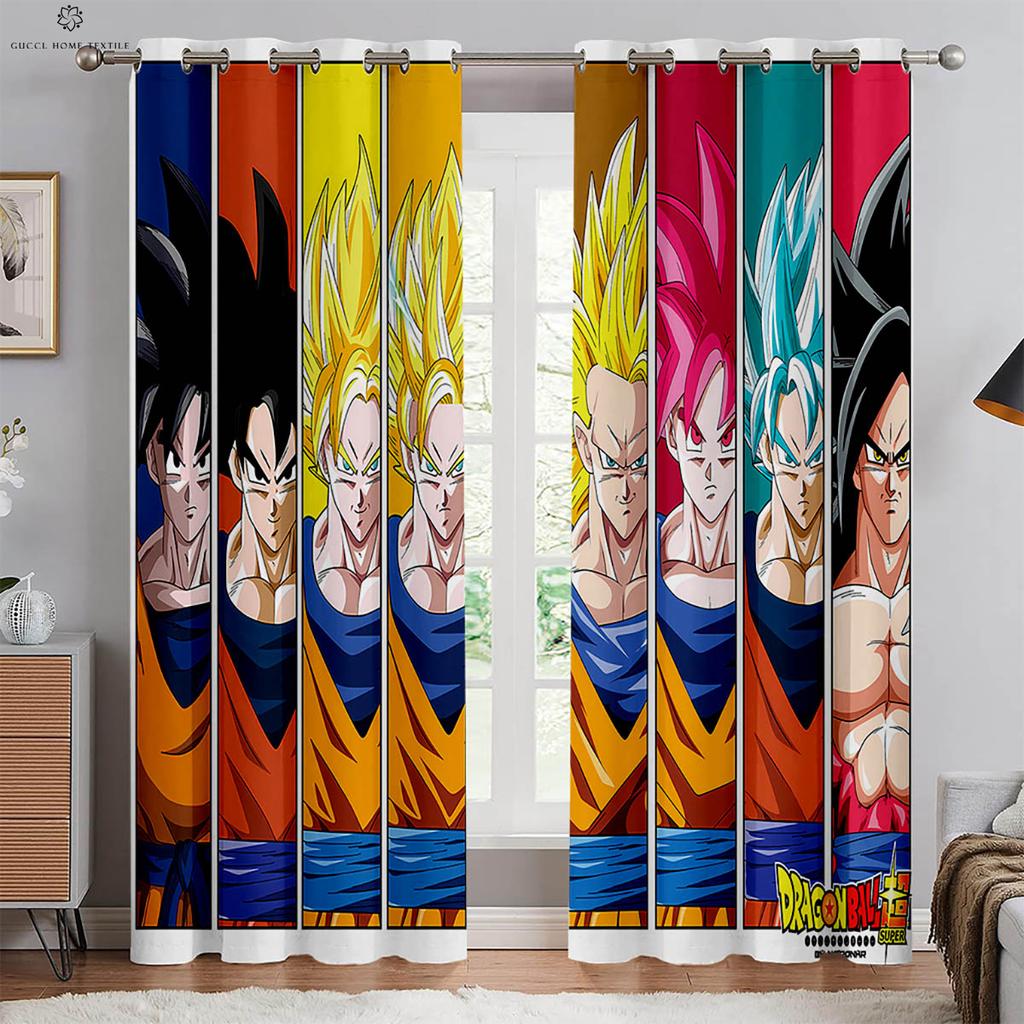 Шторы с принтом в стиле аниме для детской комнаты, спальни, гостиной, общежития, декоративные шторы, домашний текстиль