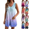 Women's Jumpsuit Summer Shorts Loose With Pockets Casual Beachwear Resort Wear