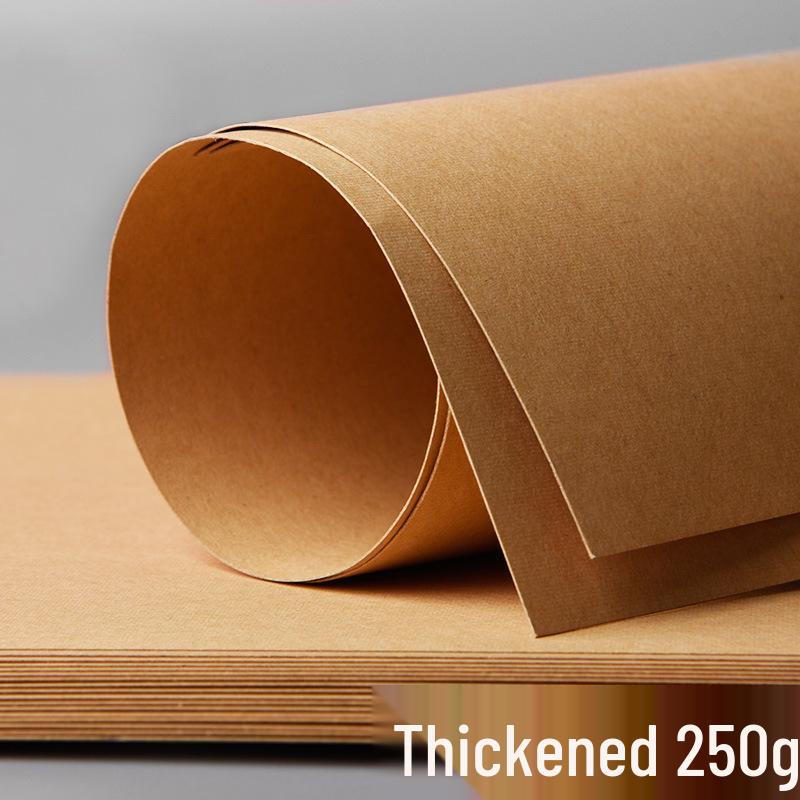 Black & White Card Paper: 8k & 4k Sizes, A4 & A3 Kraft, Thick Sheets for Student Crafts and Projects.