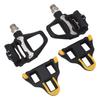 Road Bike Pedals with SPD System Adjustable Tension Chrome Moly Axle Efficient Self Locking Bicycle