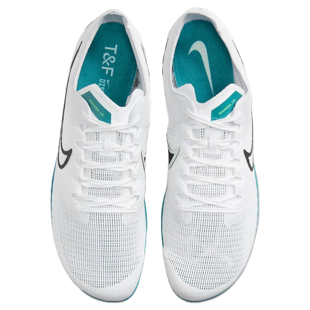 Nike Zoom Mamba 6 White Bright Spruce Vapor Green Black Sneakers Casual DR2733-102