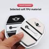 4Pcs Silicone Car Door Lock Buckle Protector Cover Accessories For MINI Cooper S Works JCW R55 R56 R50 R53 R60 R61 F54 F55 F56