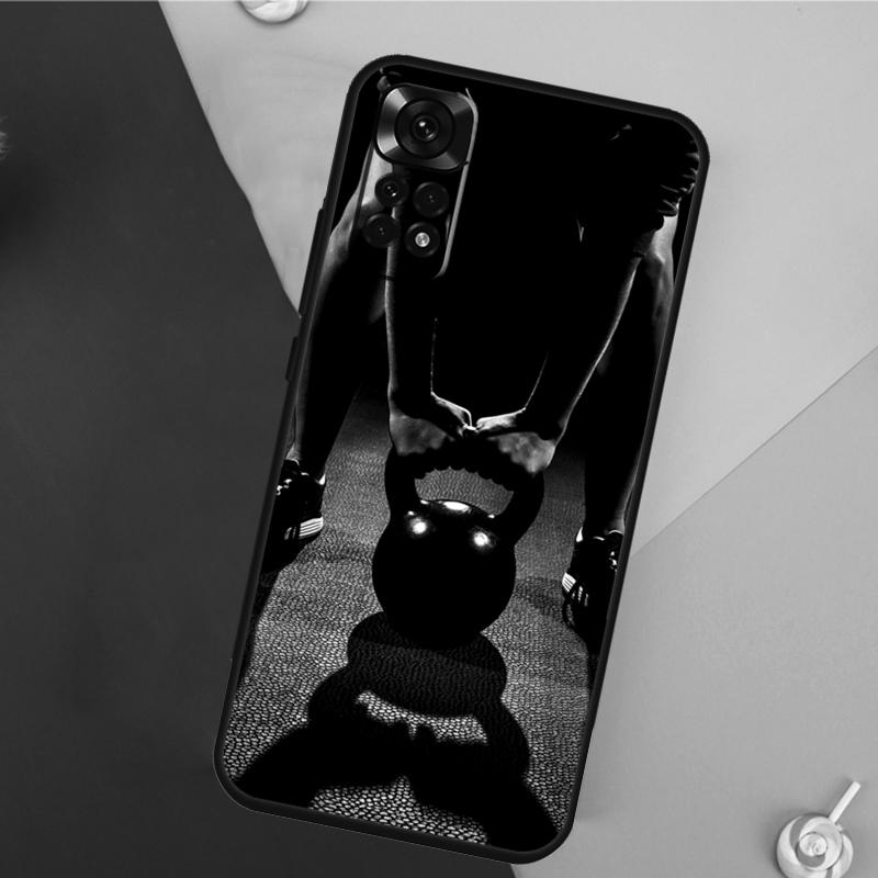 Крутой чехол для спортзала, фитнеса, кросс-тренинга для Xiaomi Redmi Note 14 13 Pro 12 11 9 10 9S 10S 11S 12S Redmi 14C 10C 12C 13C Case