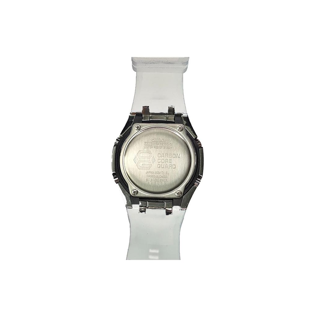 Casio Мужские часы Casio G-Shock GA-2100-2A2 Серия с аналоговым и цифровым дисплеем Синие(Watch3--)