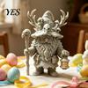 Fantasy Dwarf Figurine Wizard Figurine, 3D Printed Mage Statue, Forest Sorcerer Decor Ultra-precise Printing for Desk Shelf, Easter Gift Collectors