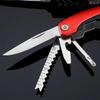 1 Pcs Stainless Steel Outdoor Multifunctional Folding Pliers Portable Mini Multi-purpose Maintenance Pliers Tool