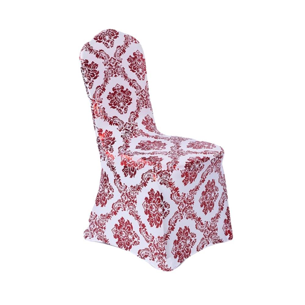 Dust-proof Bronzing Elastic Chair Cover Full Cover Wedding Chair Cover Restaurant