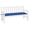VidaXL Coussin de Banc de Jardin, Revêtement de Banc avec Jeux de Cordes, Coussin d'Extérieur Imperméable, Bleu Royal 361612