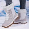 Women's High-Top Snow Boots: Non-Slip, Velvet-Lined, Thickened Cotton for Warmth, Outdoor Casual Style