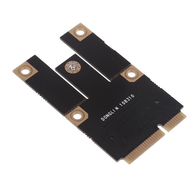 M.2 NGFF To Mini PCIE Adapter Card Converter for Wireless WiFi Bluetooth-compatible Networks Card For AX200 9260 8265