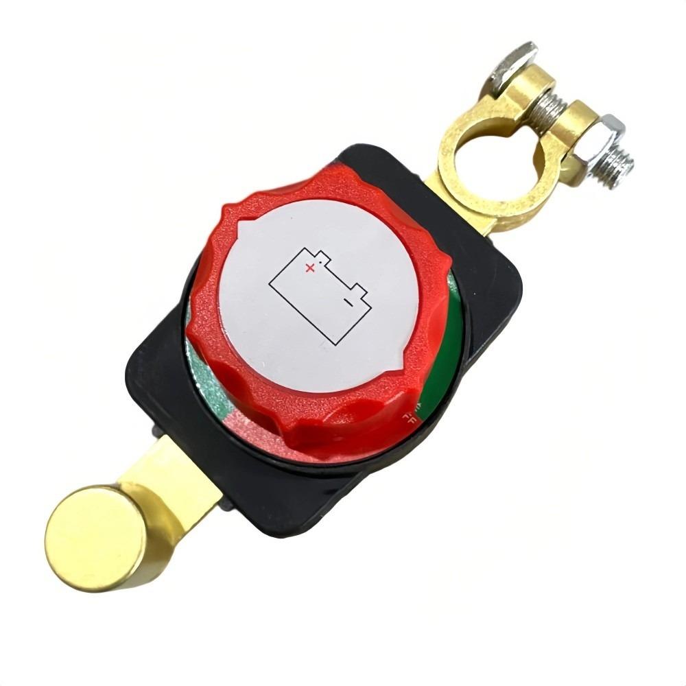 12V24V Car Battery Disconnect Switch Large Round Cover Leakage Protection Truck Battery Disconnect Switch Thickened