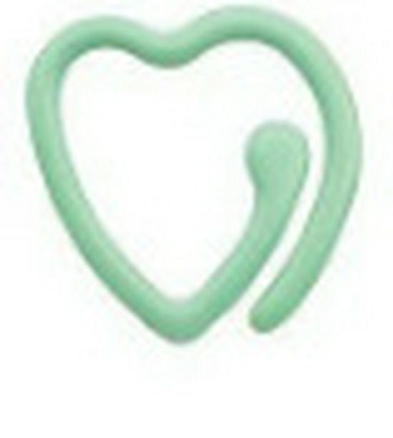 Металлические маркеры для вязания в форме сердечка, с росписью, для вязания и DIY проектов из пряжи