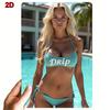 **SEALOOM 8x12 дюймов Винтажная металлическая табличка, Девушка в бикини "DRIP" Настенное искусство для спальни, ванной комнаты, бара, Ретро жестяная табличка Декор комнаты Ae**