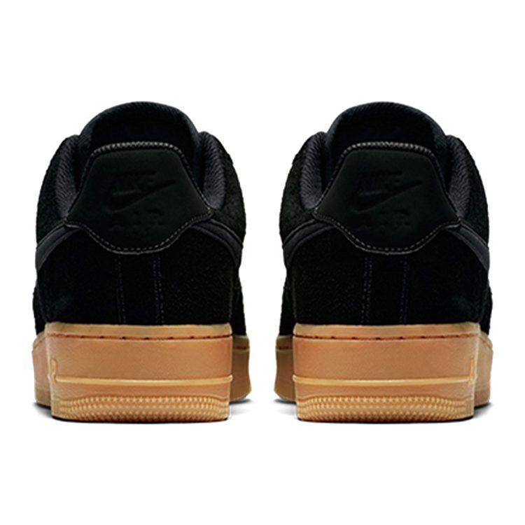 Nike Air Force 1 Low Черный с коричневой подошвой Женские AA0287-002