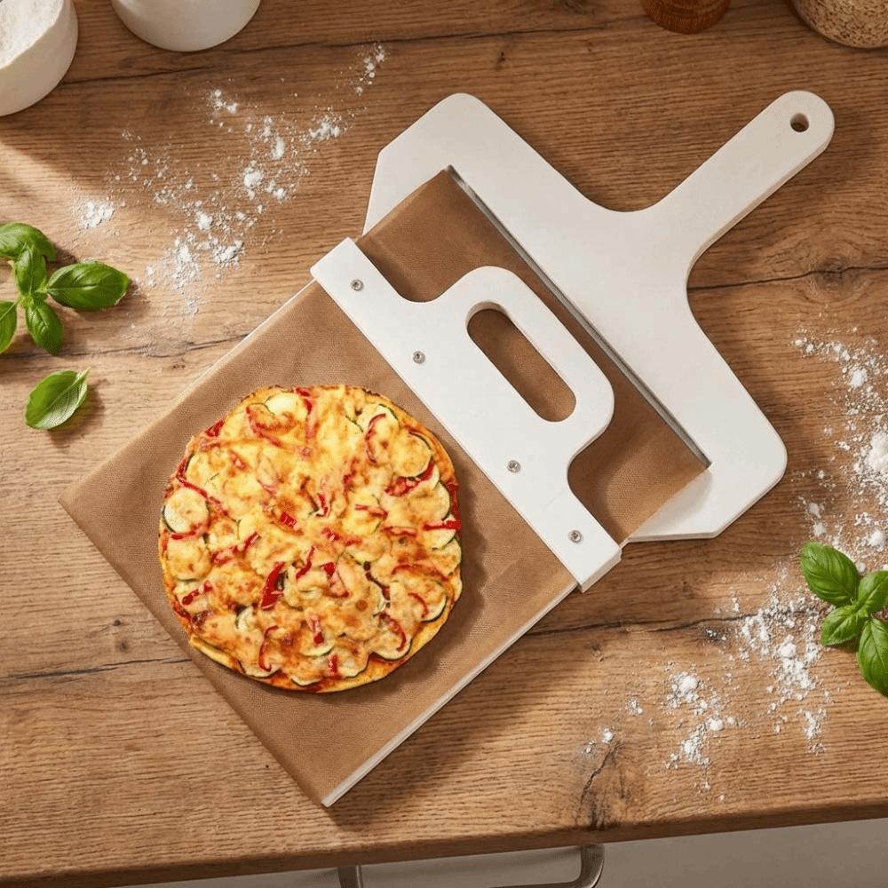 Non-Stick Sliding Pizza Peel Portable Pizza Slider Paddle  Bread Baking