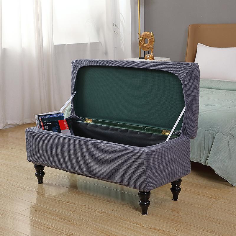 Эластичный шейкер, бархатный чехол на табурет для хранения, чехол для подставки для ног, чехол для дивана, чехол для подставки для ног с прорезями для стула