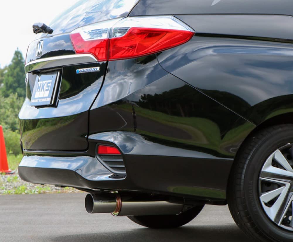 HKS Automobile Sports Muffler Silent High Power Honda Shuttle Vehicle Inspection Compatible Intake and Exhaust System Parts DAA-GP7 (LEB-H1)