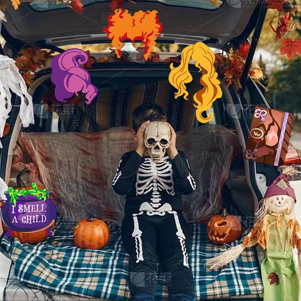 Hocus Pocus Decorations Halloween Trunk Or Treat Car Decorations Kit Hocus Pocus Trunk Or Treat Car Decorations Hocus Pocus Party Decorations For Car