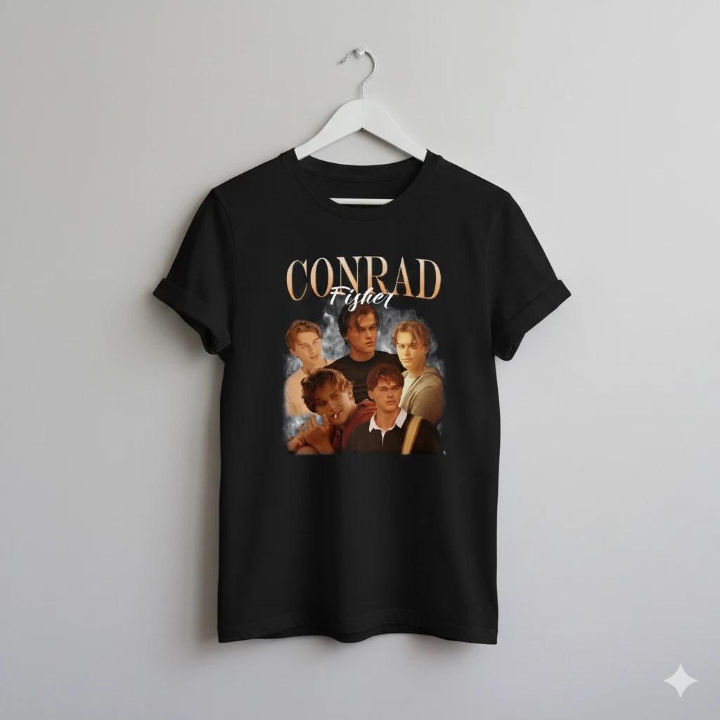 Conrad Fisher Graphic T-Shirt Black Unisex TV Show Fan Vintage Tee - S142