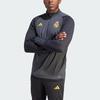 Adidas Тренировочный свитшот Real Madrid Tiro 23 с логотипом в стиле пэчворк, мужские топы, карбоновый цвет, IB0036