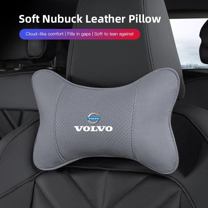 Keychain High-quality Car Headrest Memory Foam Automobile Neck Pillow Interiors Accessories For Volvo V60 V40 XC60 XC90 V50 S90