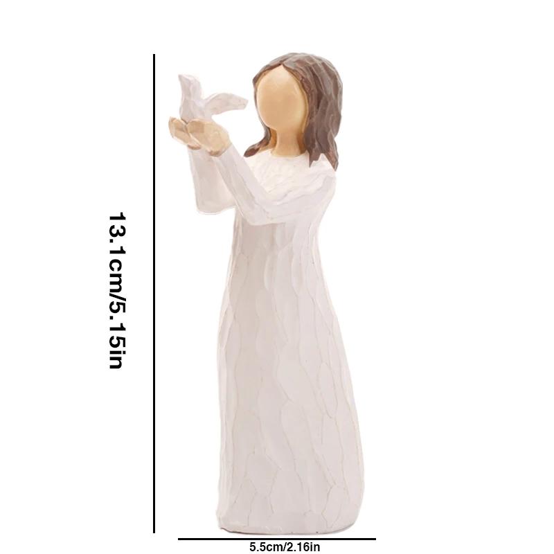 Рождественский набор место рождения рисованные фигурки статуи Домашнее скульптурное искусство Гостиная Спальня украшение стола Изделия из смолы Комната