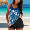 Women Swimsuit With Shorts  Flowy Two Piece Swimsuits  Bathing Swimwear